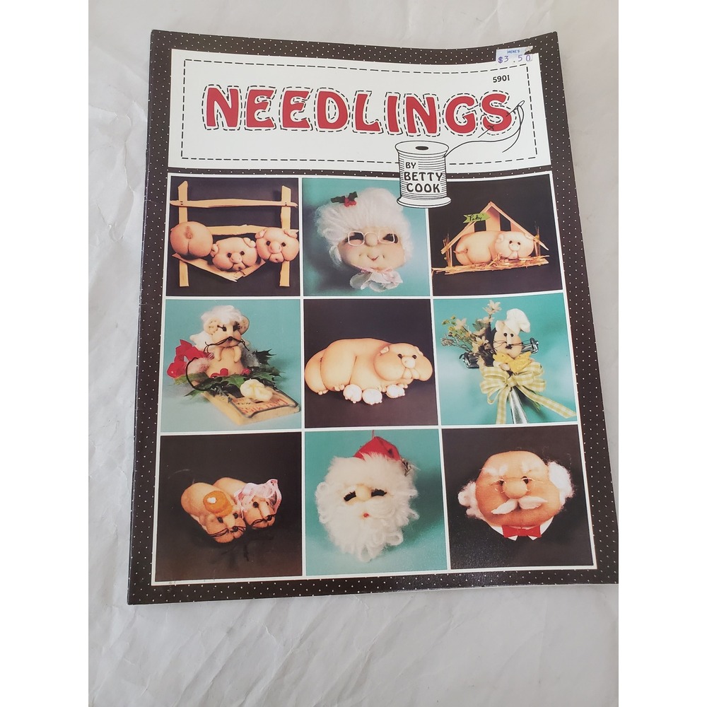 Vintage 1982 Needlings Betty Cook Soft Sculpture Nylon Hose Craft Pattern Book